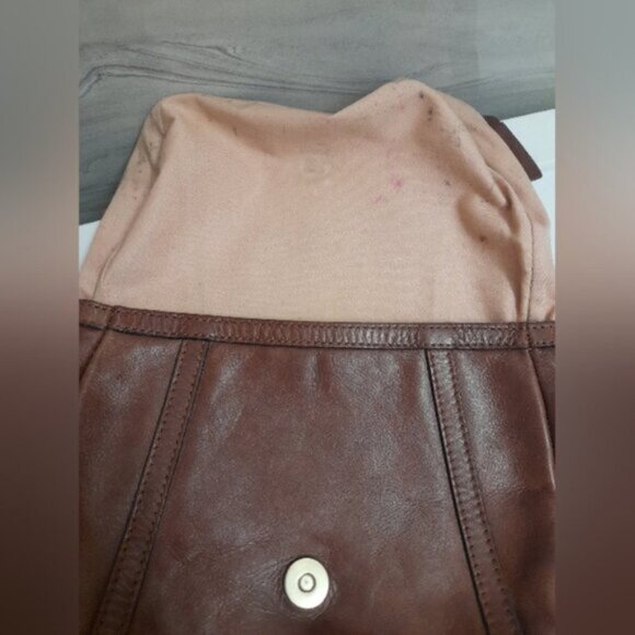 See By Chloe - Crossbody Brown Leather Bag *Flawed* - Picture 12 of 15